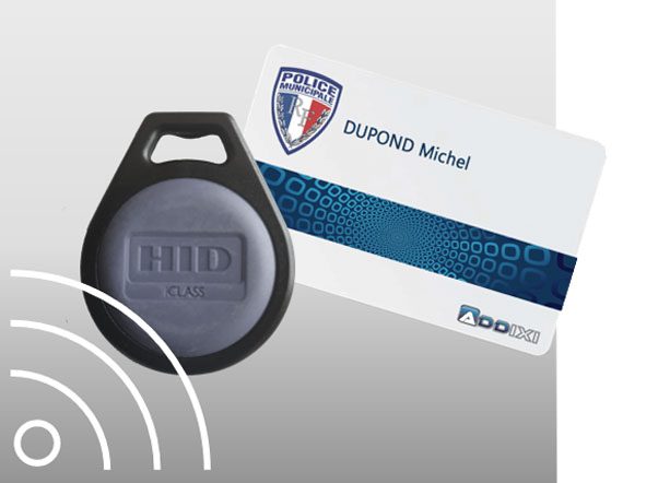 Badge HID iCLASS et MIFARE DESFire EV1
